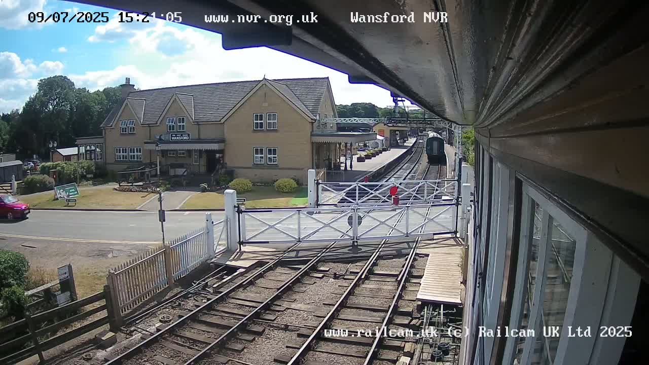 Peterborough, Nene Valley Railway- Orton Mere Station Live Cam -  City of Peterborough, Cambridgeshire, East, England, United Kingdom