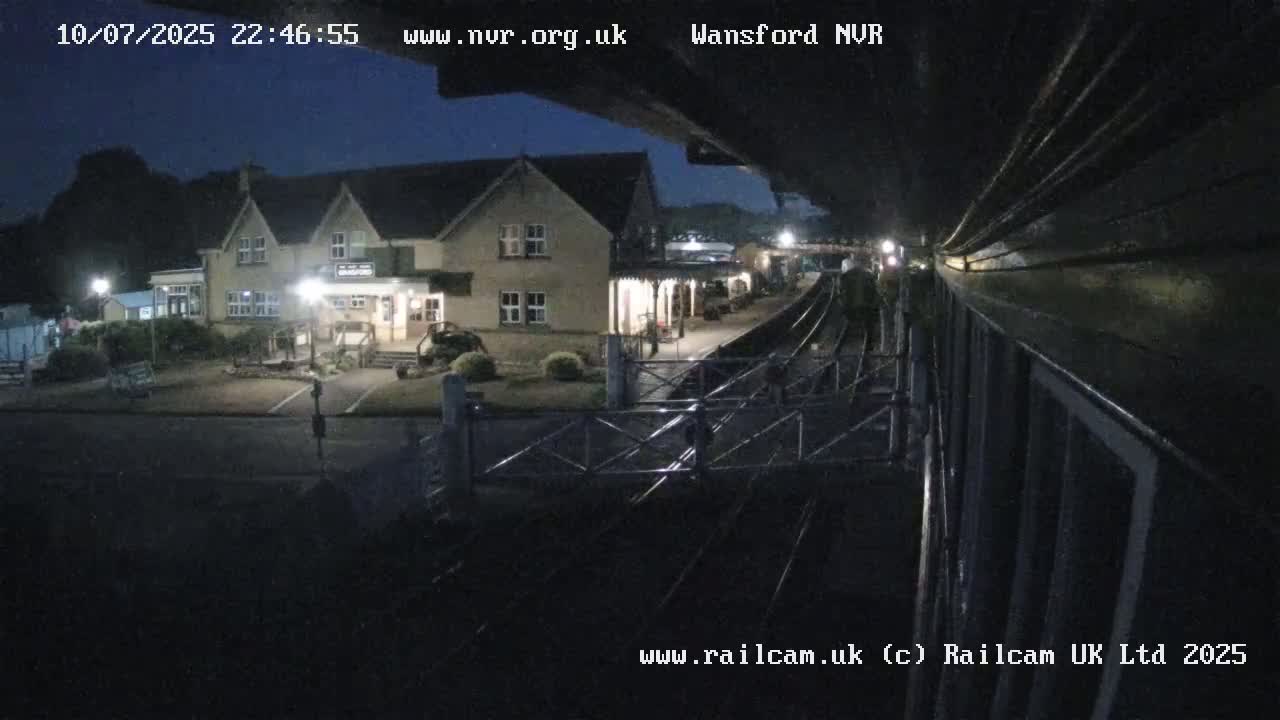 Peterborough, Nene Valley Railway- Orton Mere Station Live Cam -  City of Peterborough, Cambridgeshire, East, England, United Kingdom