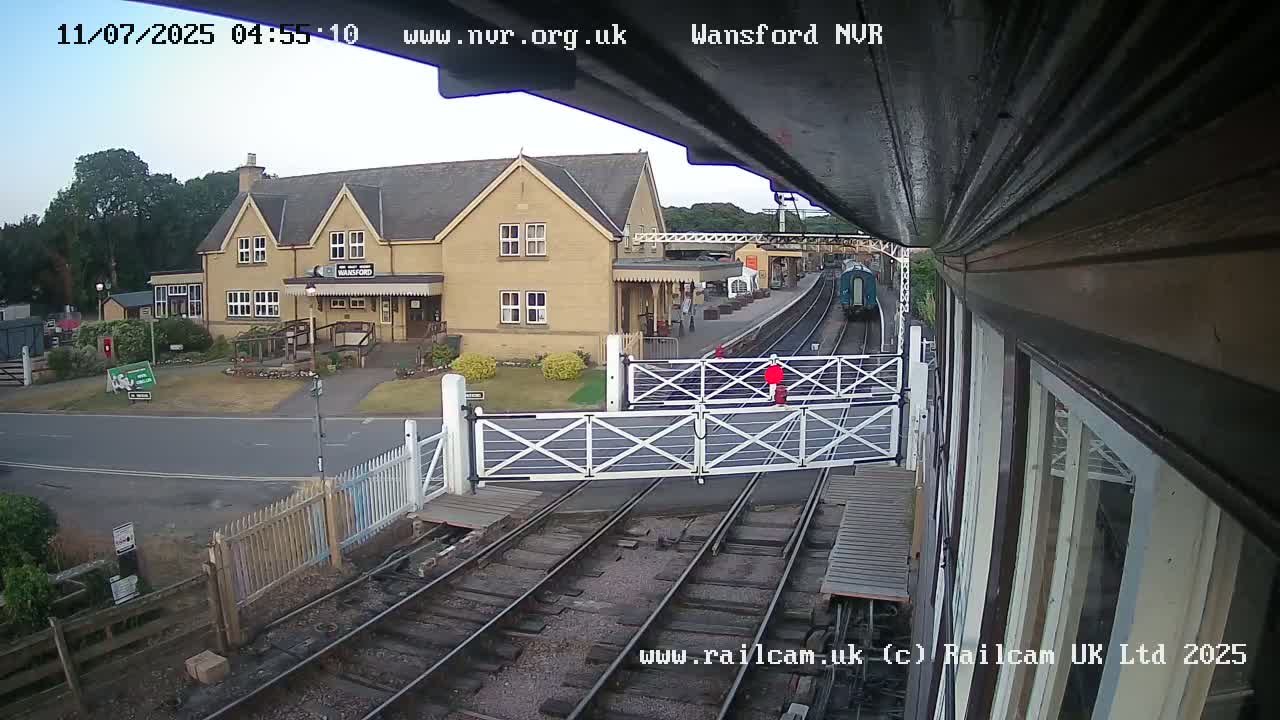 Peterborough, Nene Valley Railway- Orton Mere Station Live Cam -  City of Peterborough, Cambridgeshire, East, England, United Kingdom