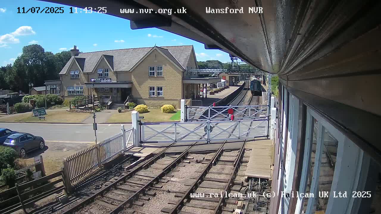 Peterborough, Nene Valley Railway- Orton Mere Station Live Cam -  City of Peterborough, Cambridgeshire, East, England, United Kingdom