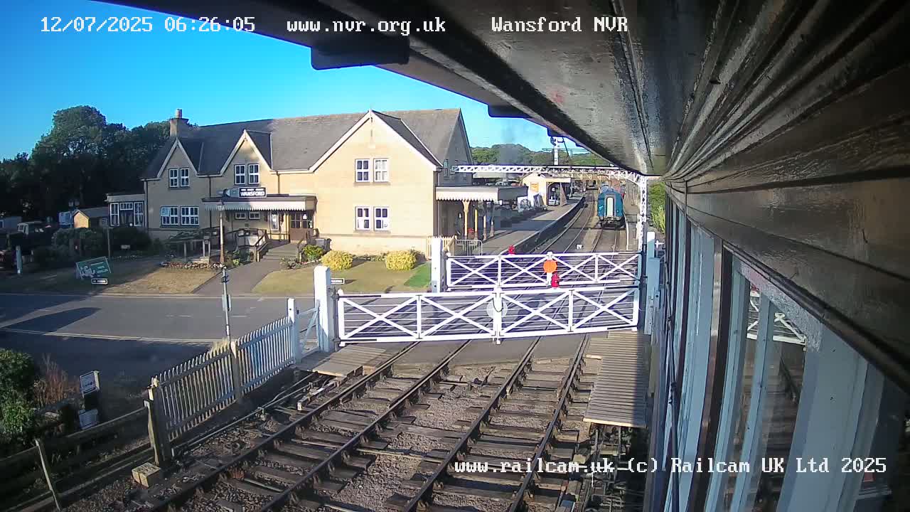 Peterborough, Nene Valley Railway- Orton Mere Station Live Cam -  City of Peterborough, Cambridgeshire, East, England, United Kingdom