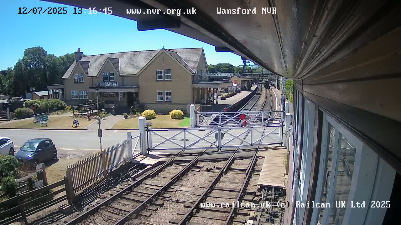 Peterborough, Nene Valley Railway- Orton Mere Station Live Cam -  City of Peterborough, Cambridgeshire, East, England, United Kingdom