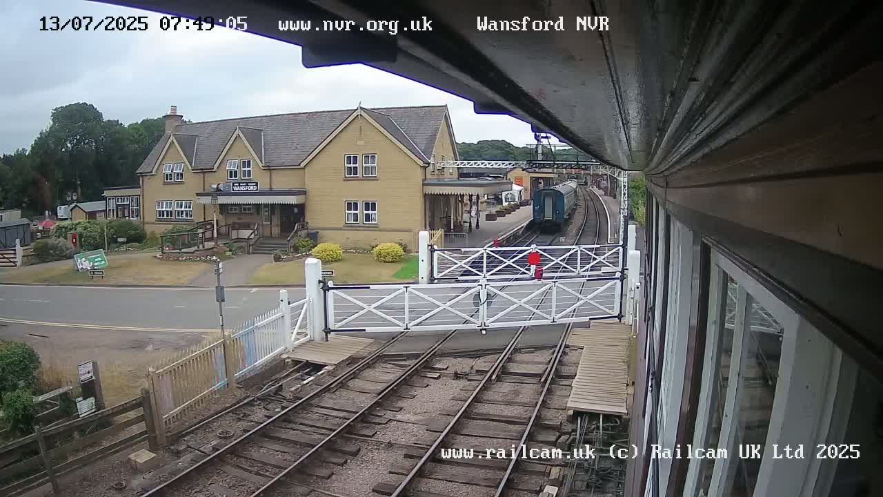 Peterborough, Nene Valley Railway- Orton Mere Station Live Cam -  City of Peterborough, Cambridgeshire, East, England, United Kingdom