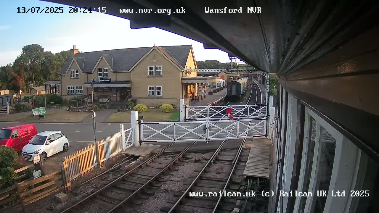 Peterborough, Nene Valley Railway- Orton Mere Station Live Cam -  City of Peterborough, Cambridgeshire, East, England, United Kingdom