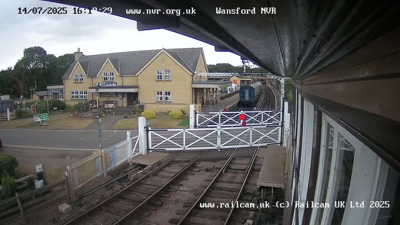 Peterborough, Nene Valley Railway- Orton Mere Station Live Cam -  City of Peterborough, Cambridgeshire, East, England, United Kingdom