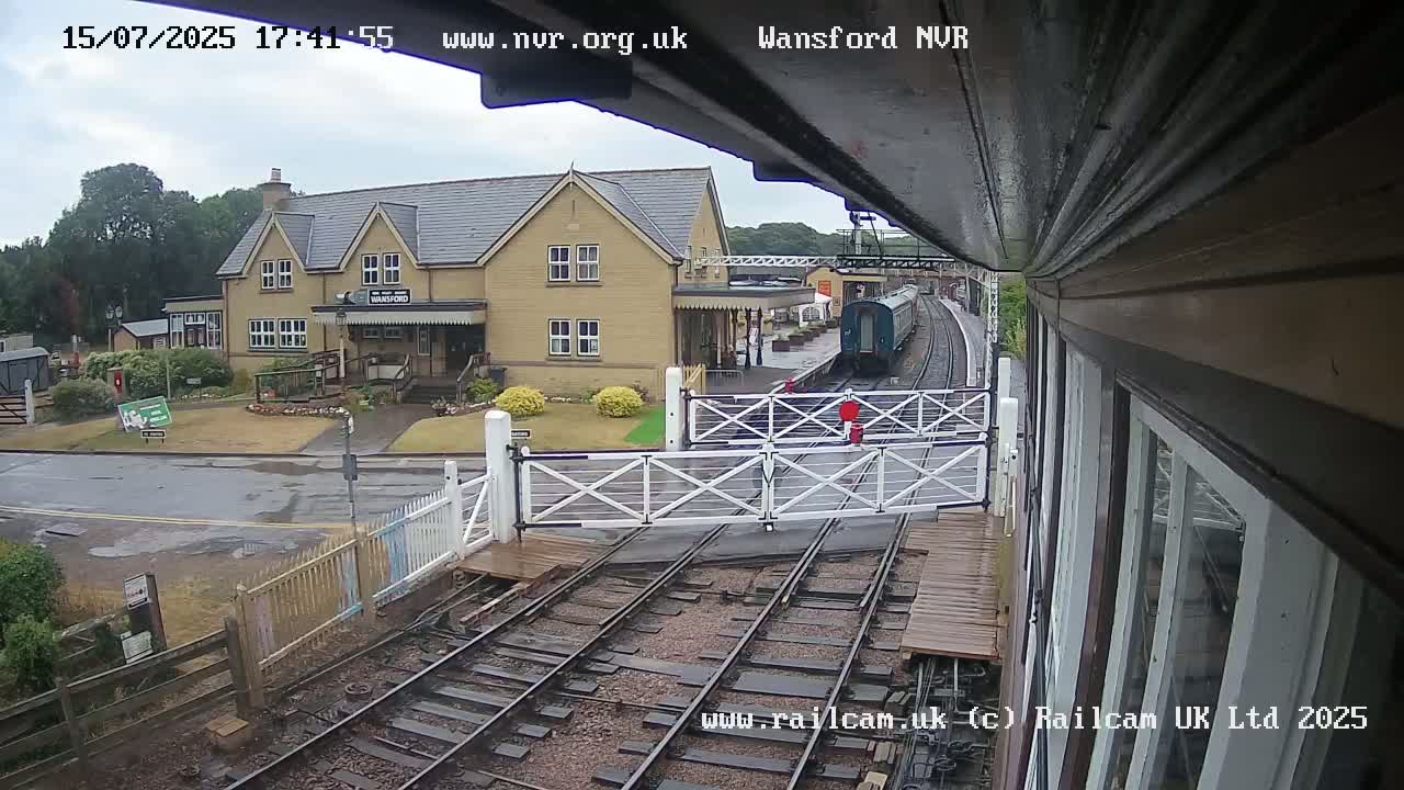 Peterborough, Nene Valley Railway- Orton Mere Station Live Cam -  City of Peterborough, Cambridgeshire, East, England, United Kingdom