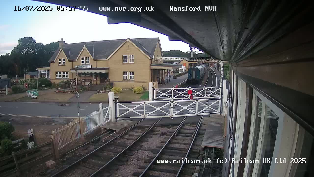 Peterborough, Nene Valley Railway- Orton Mere Station Live Cam -  City of Peterborough, Cambridgeshire, East, England, United Kingdom