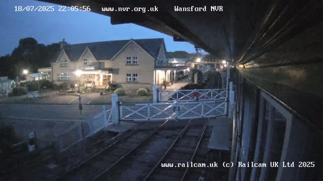Peterborough, Nene Valley Railway- Orton Mere Station Live Cam -  City of Peterborough, Cambridgeshire, East, England, United Kingdom