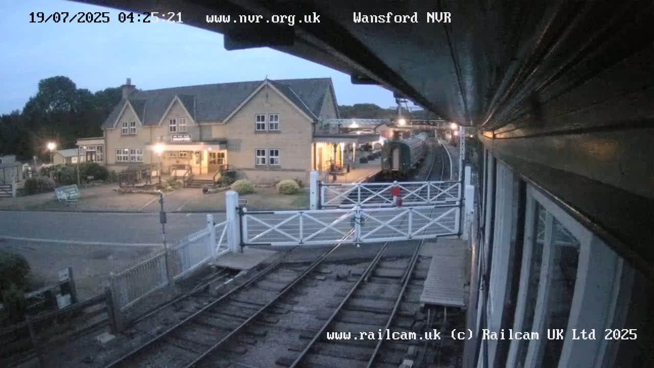 Peterborough, Nene Valley Railway- Orton Mere Station Live Cam -  City of Peterborough, Cambridgeshire, East, England, United Kingdom
