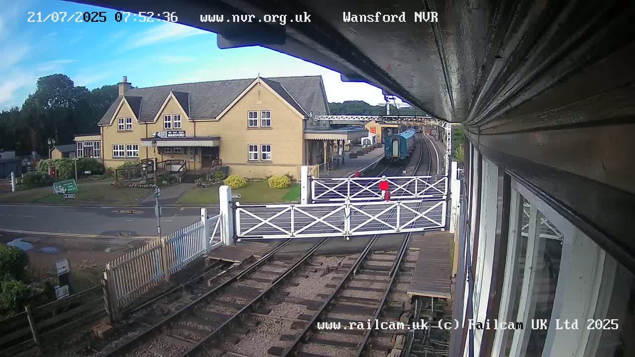 Peterborough, Nene Valley Railway- Orton Mere Station Live Cam -  City of Peterborough, Cambridgeshire, East, England, United Kingdom