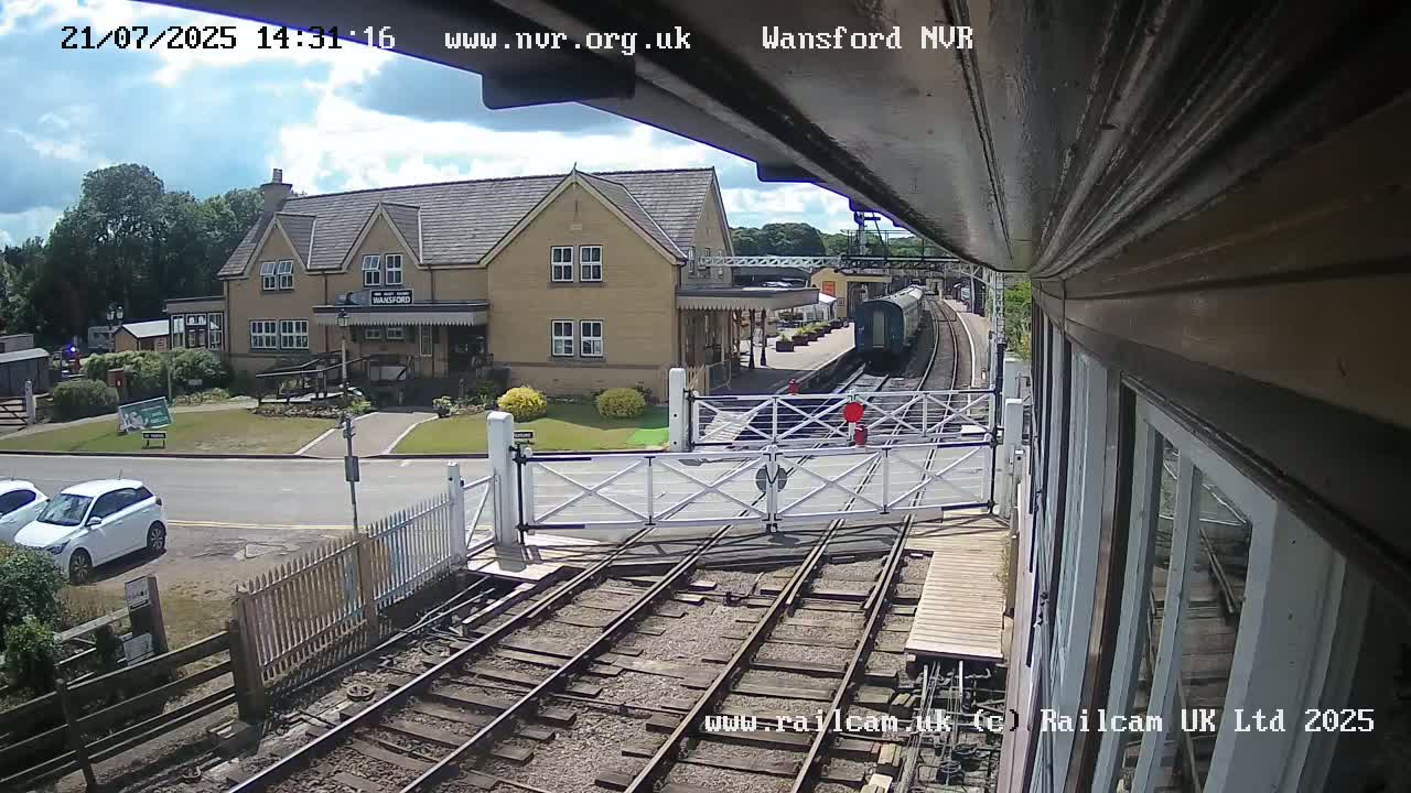 Peterborough, Nene Valley Railway- Orton Mere Station Live Cam -  City of Peterborough, Cambridgeshire, East, England, United Kingdom