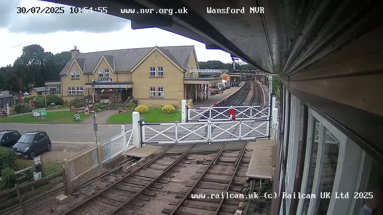 Peterborough, Nene Valley Railway- Orton Mere Station Live Cam -  City of Peterborough, Cambridgeshire, East, England, United Kingdom