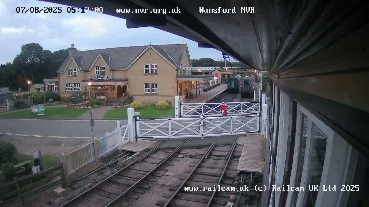 Peterborough, Nene Valley Railway- Orton Mere Station Live Cam -  City of Peterborough, Cambridgeshire, East, England, United Kingdom