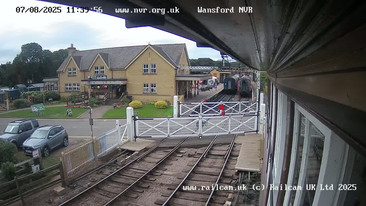 Peterborough, Nene Valley Railway- Orton Mere Station Live Cam -  City of Peterborough, Cambridgeshire, East, England, United Kingdom