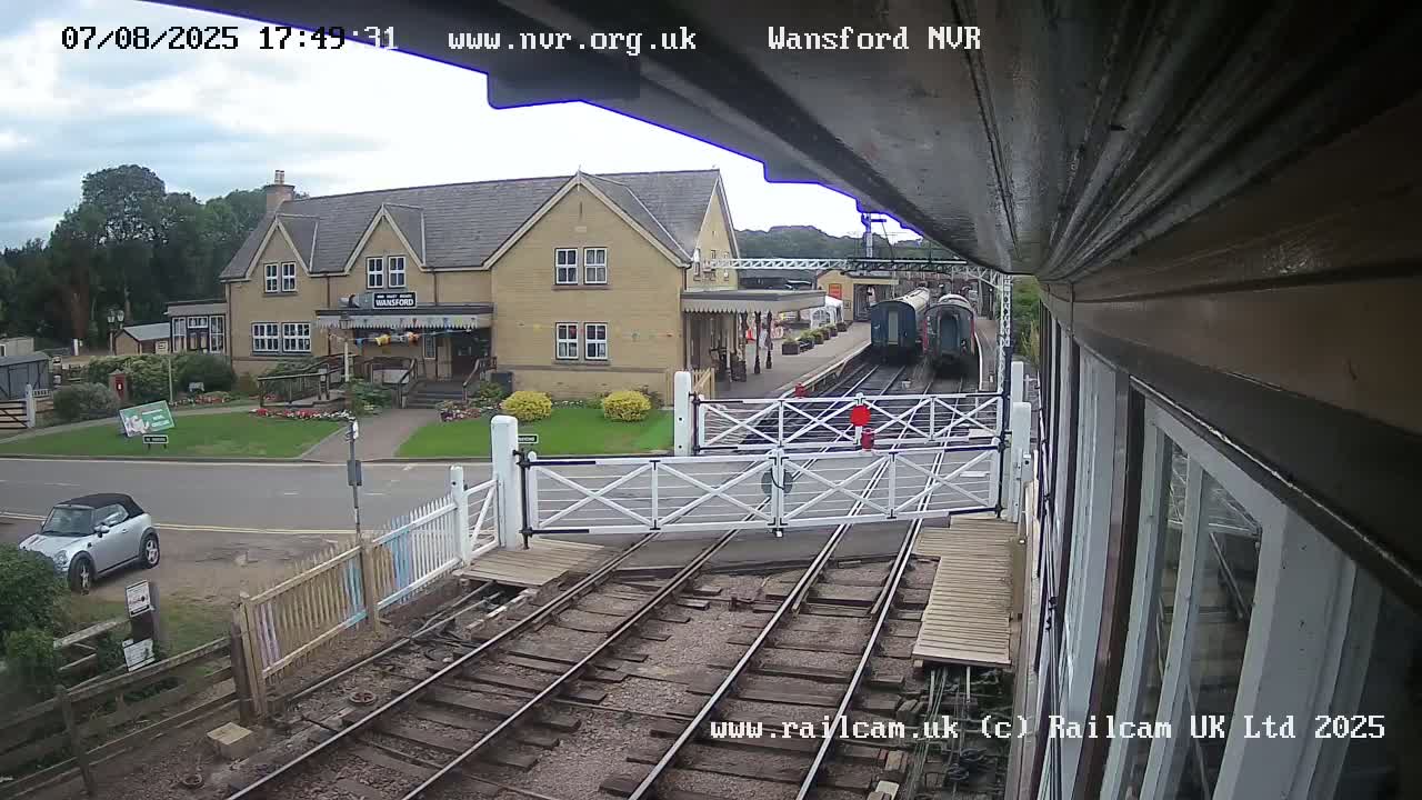 Peterborough, Nene Valley Railway- Orton Mere Station Live Cam -  City of Peterborough, Cambridgeshire, East, England, United Kingdom