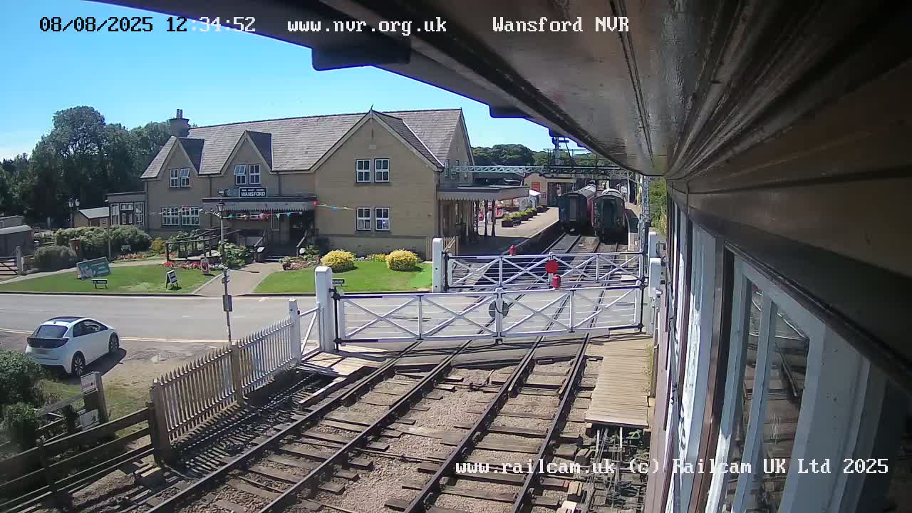 Peterborough, Nene Valley Railway- Orton Mere Station Live Cam -  City of Peterborough, Cambridgeshire, East, England, United Kingdom