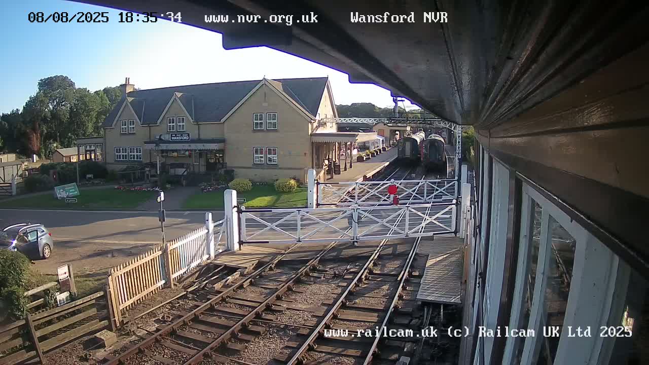 Peterborough, Nene Valley Railway- Orton Mere Station Live Cam -  City of Peterborough, Cambridgeshire, East, England, United Kingdom