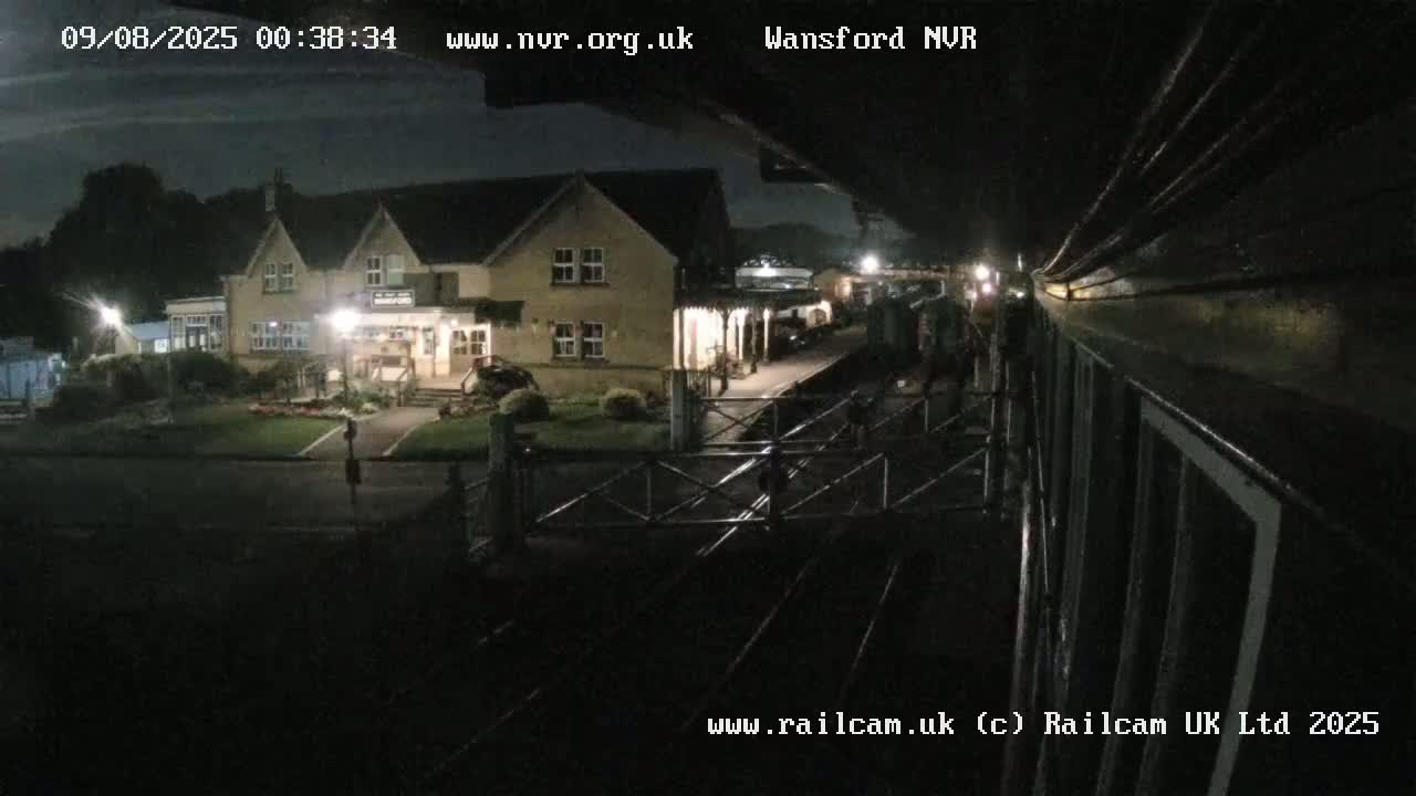 Peterborough, Nene Valley Railway- Orton Mere Station Live Cam -  City of Peterborough, Cambridgeshire, East, England, United Kingdom