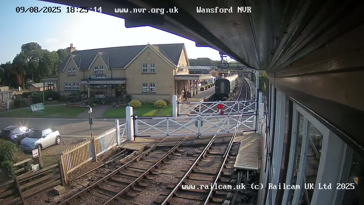 Peterborough, Nene Valley Railway- Orton Mere Station Live Cam -  City of Peterborough, Cambridgeshire, East, England, United Kingdom