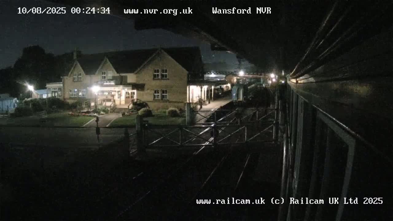 Peterborough, Nene Valley Railway- Orton Mere Station Live Cam -  City of Peterborough, Cambridgeshire, East, England, United Kingdom