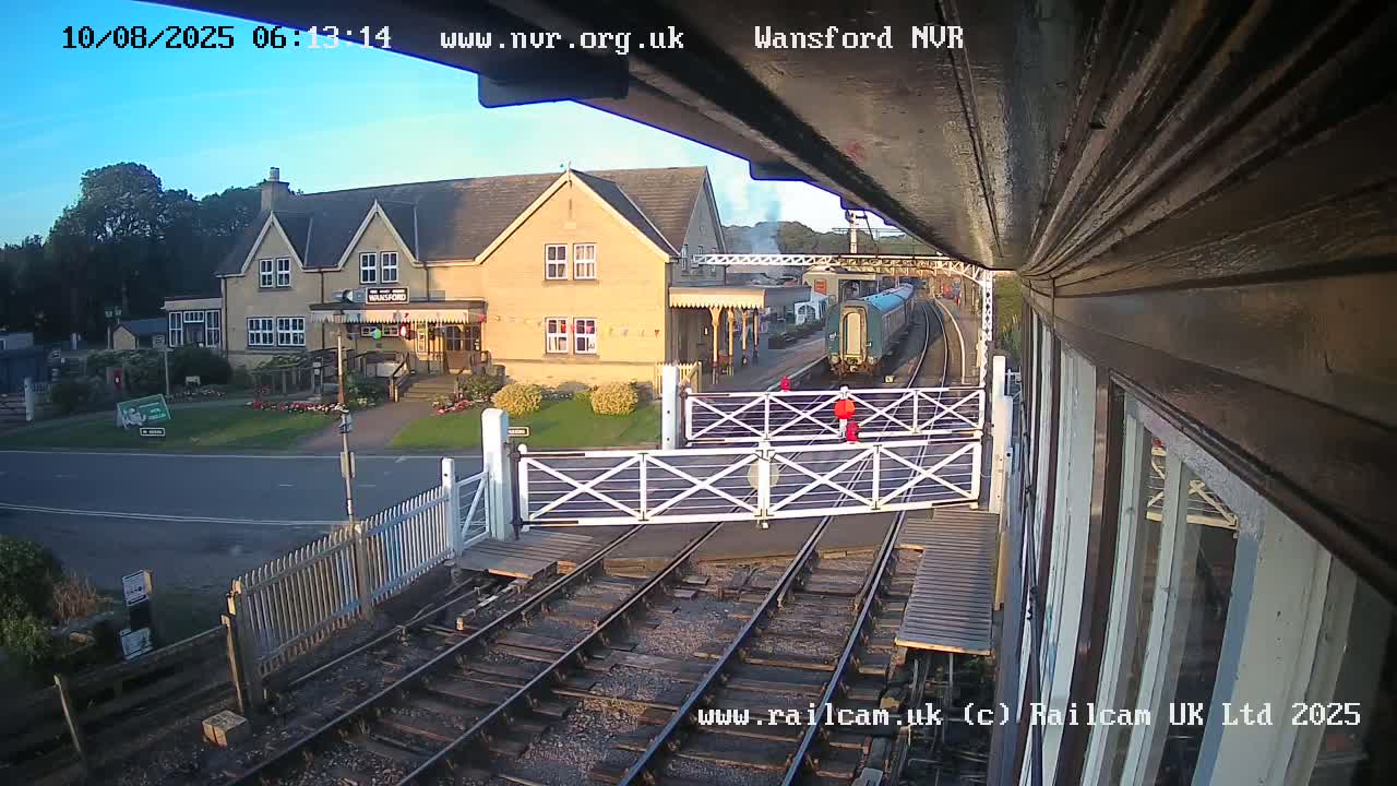 Peterborough, Nene Valley Railway- Orton Mere Station Live Cam -  City of Peterborough, Cambridgeshire, East, England, United Kingdom