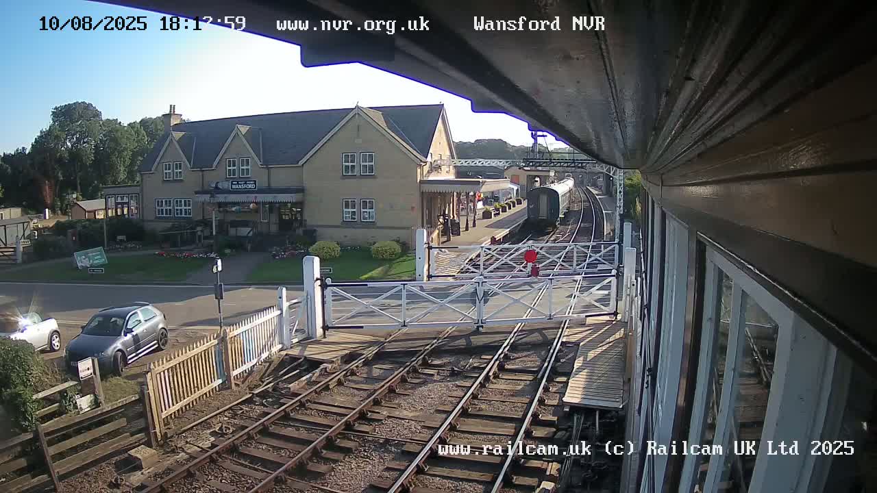 Peterborough, Nene Valley Railway- Orton Mere Station Live Cam -  City of Peterborough, Cambridgeshire, East, England, United Kingdom