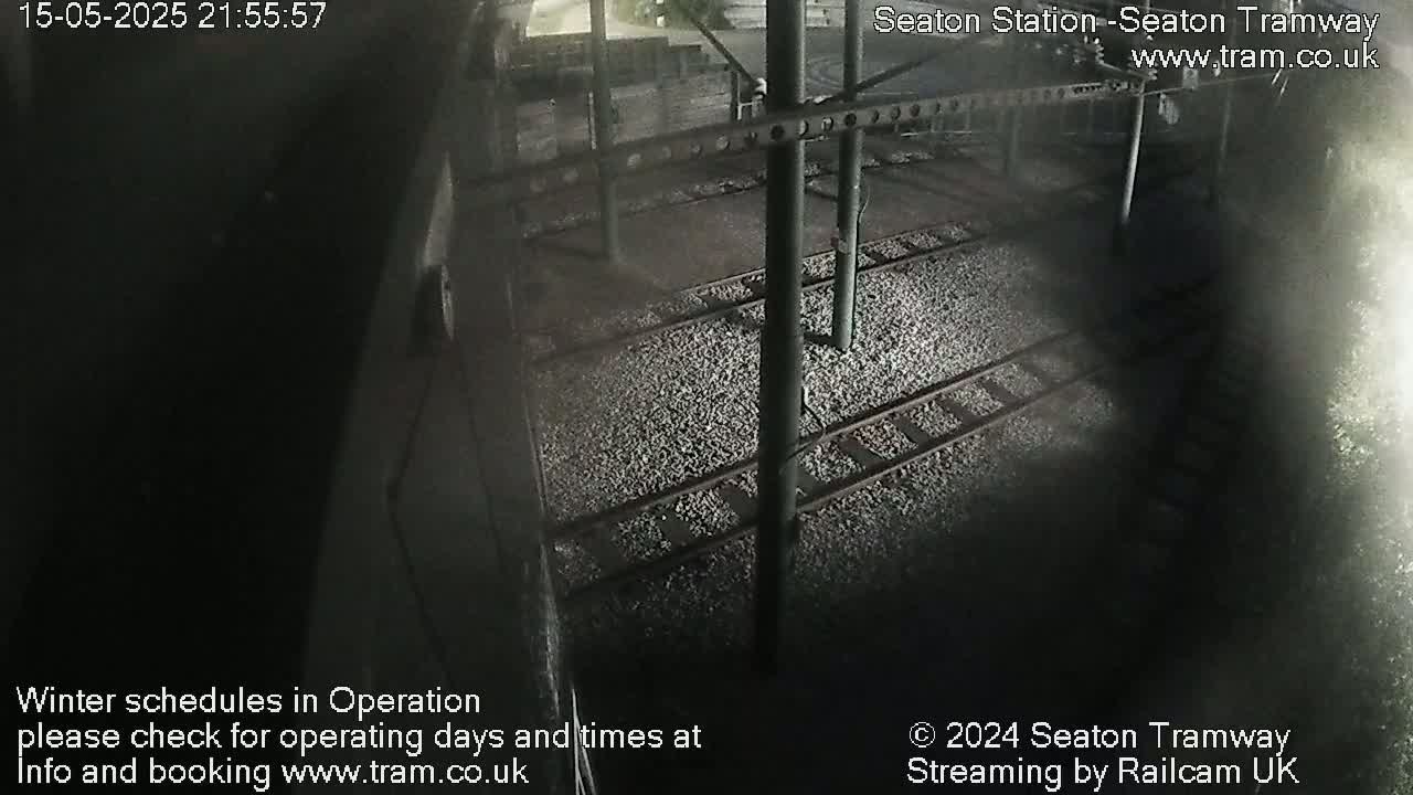 Seaton Tramway  Station Live Cam - East Devon, Devon, South West, England, United Kingdom