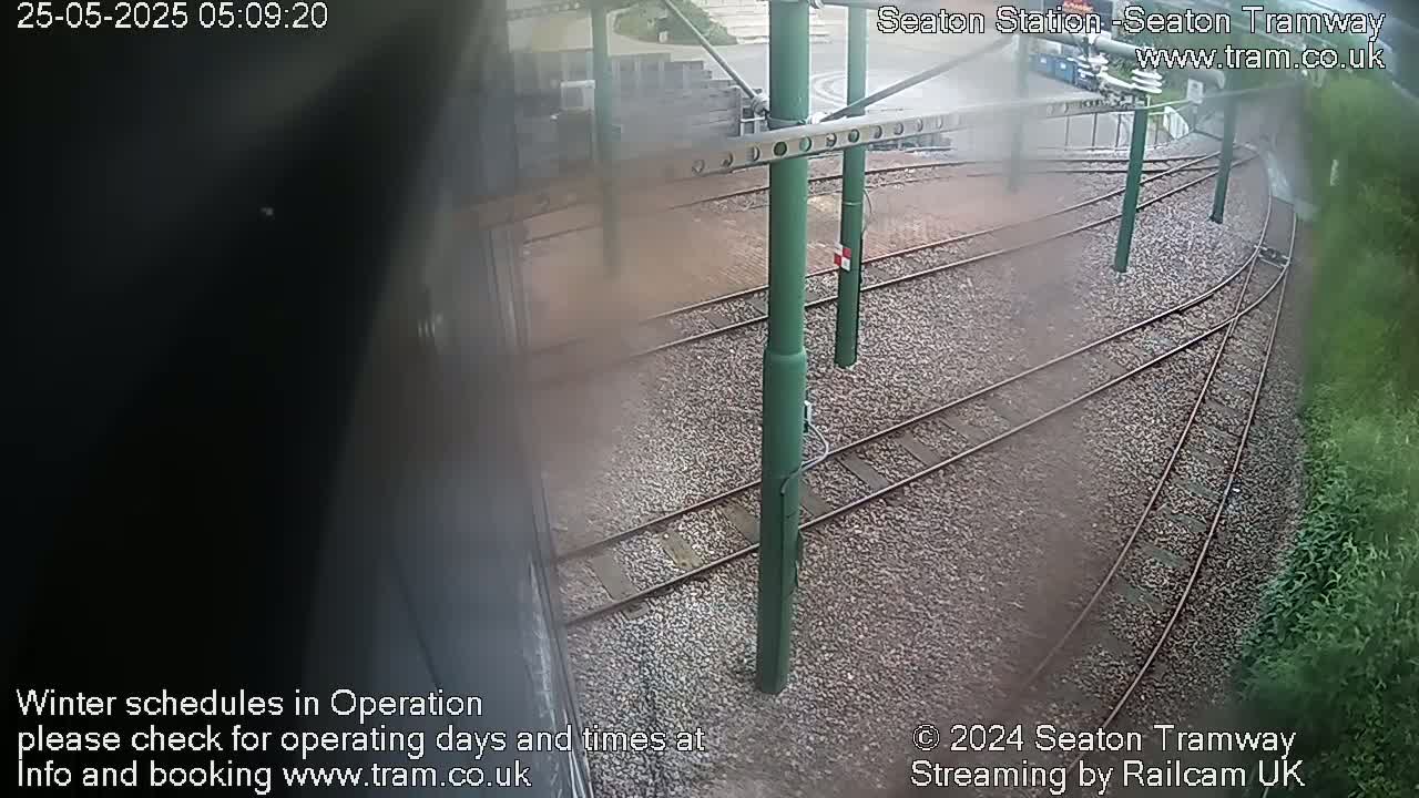 Seaton Tramway  Station Live Cam - East Devon, Devon, South West, England, United Kingdom