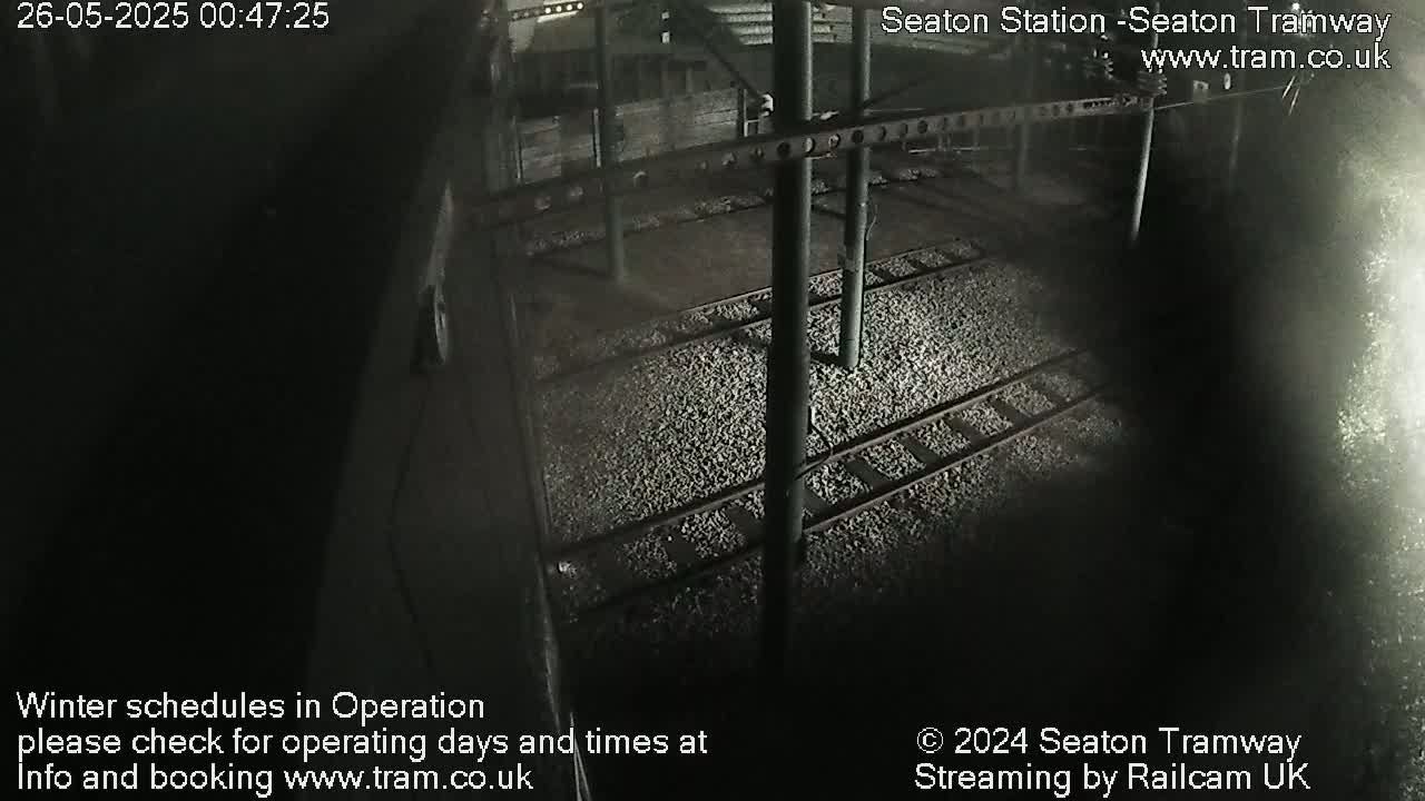 Seaton Tramway  Station Live Cam - East Devon, Devon, South West, England, United Kingdom