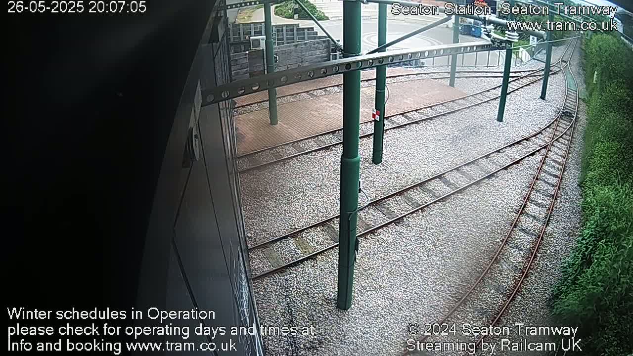Seaton Tramway  Station Live Cam - East Devon, Devon, South West, England, United Kingdom
