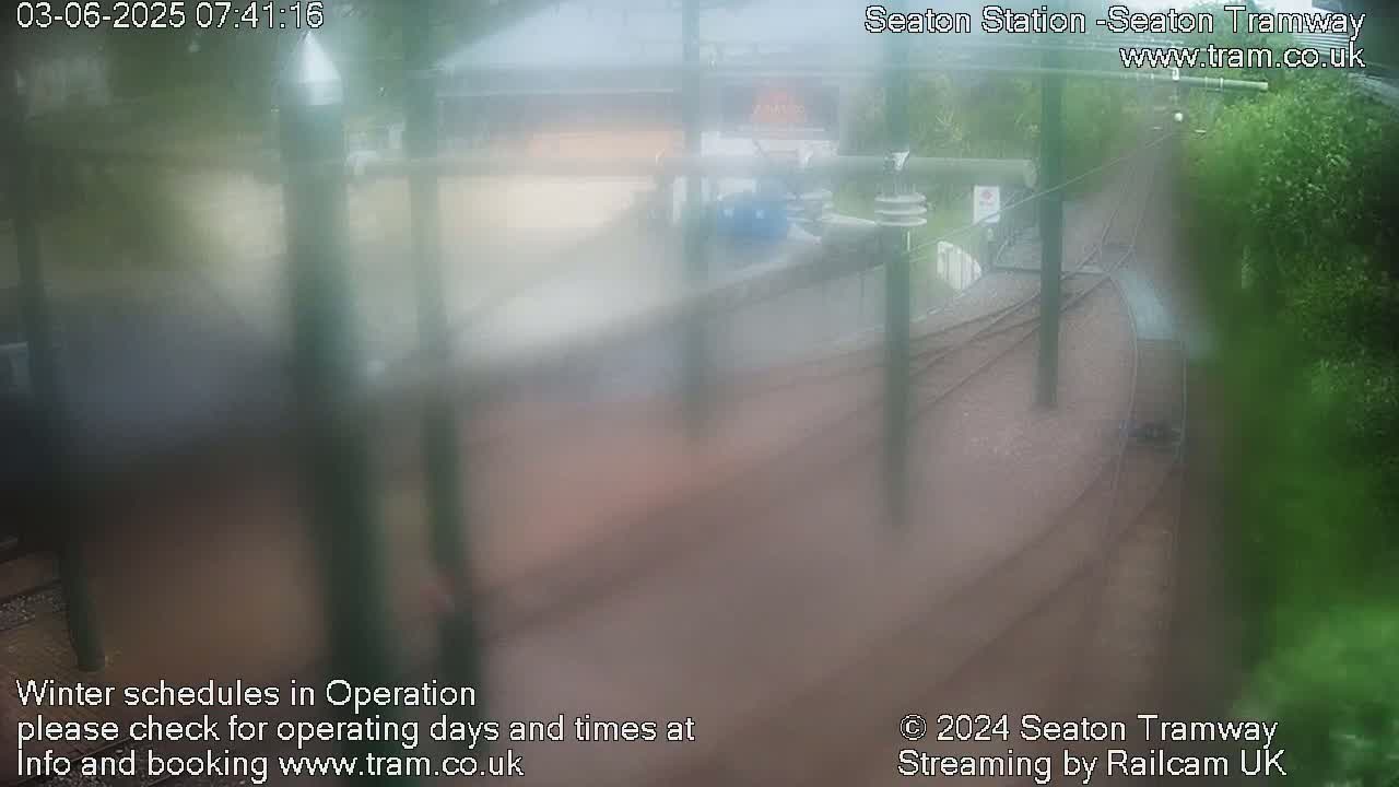 Seaton Tramway  Station Live Cam - East Devon, Devon, South West, England, United Kingdom