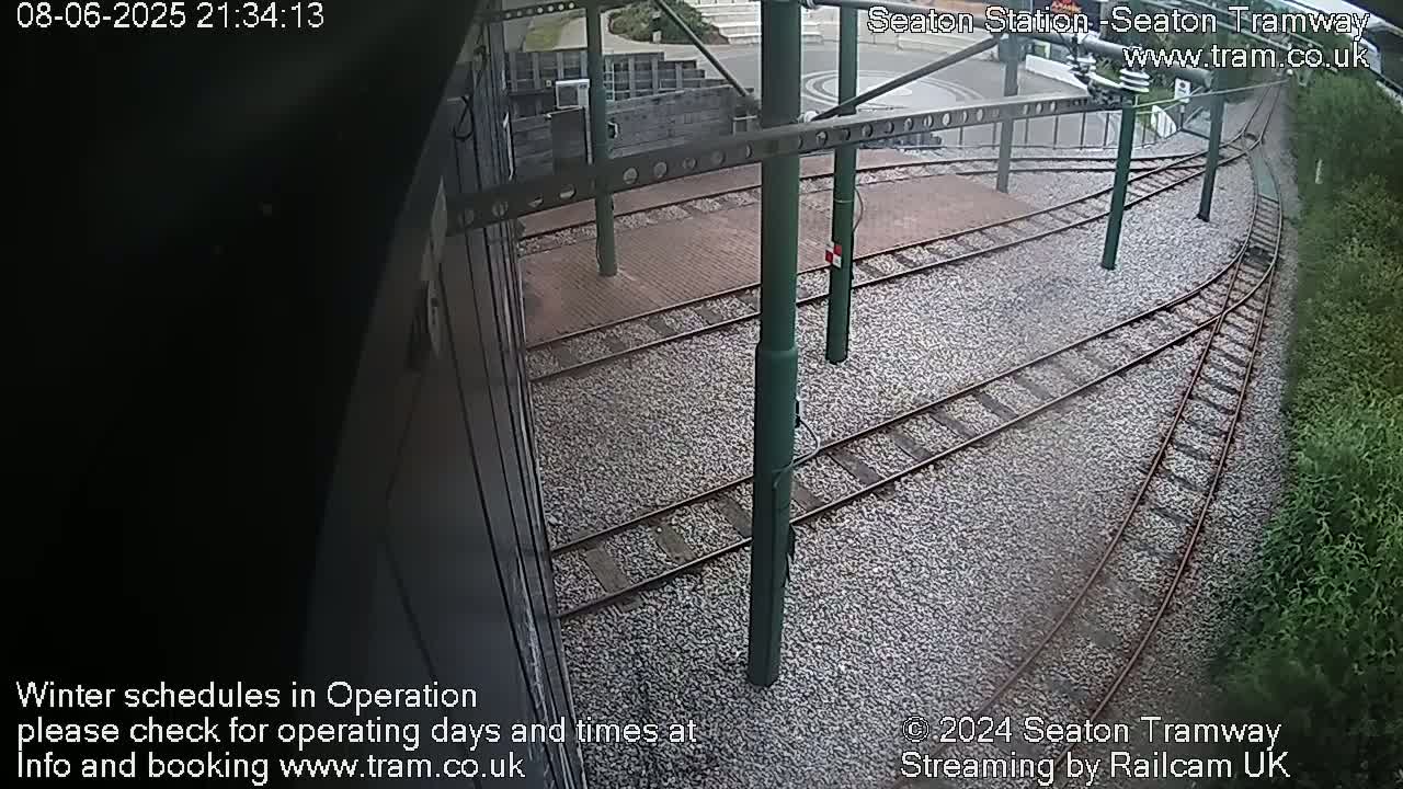 Seaton Tramway  Station Live Cam - East Devon, Devon, South West, England, United Kingdom