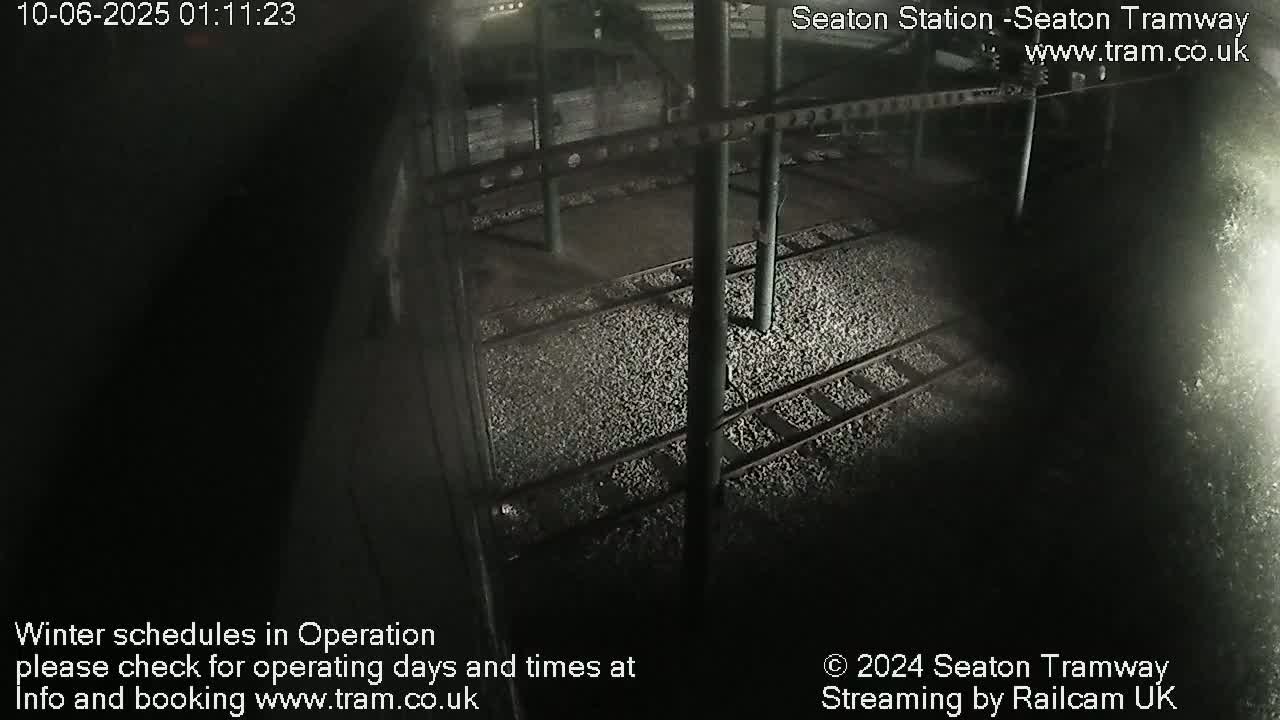 Seaton Tramway  Station Live Cam - East Devon, Devon, South West, England, United Kingdom