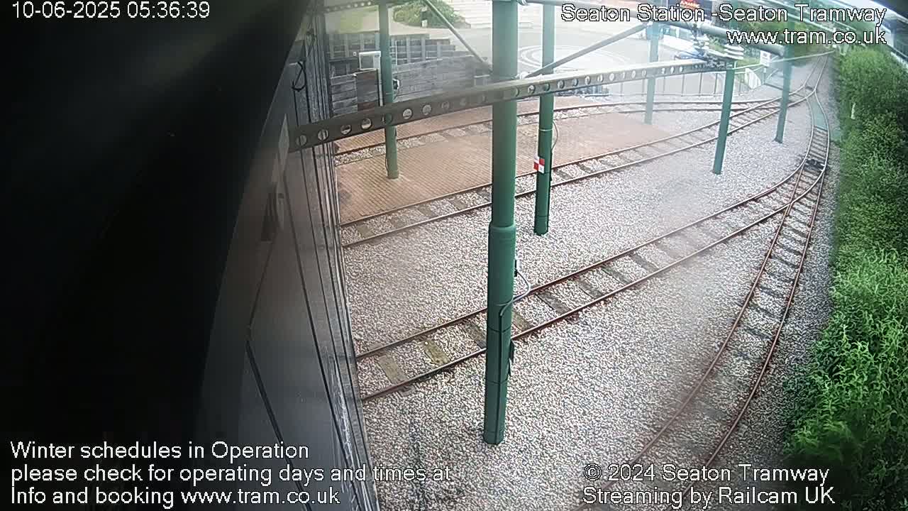 Seaton Tramway  Station Live Cam - East Devon, Devon, South West, England, United Kingdom