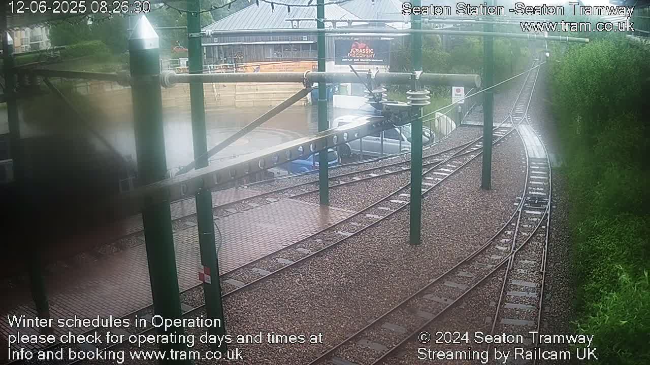 Seaton Tramway  Station Live Cam - East Devon, Devon, South West, England, United Kingdom