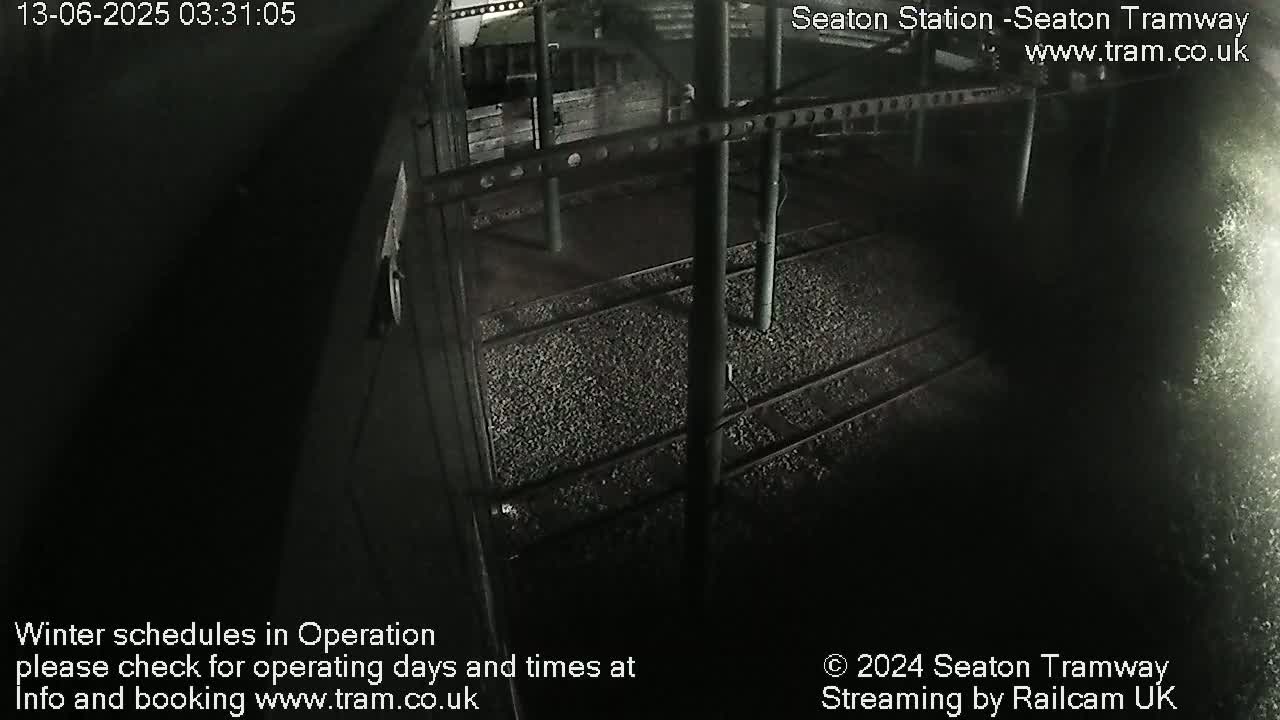 Seaton Tramway  Station Live Cam - East Devon, Devon, South West, England, United Kingdom