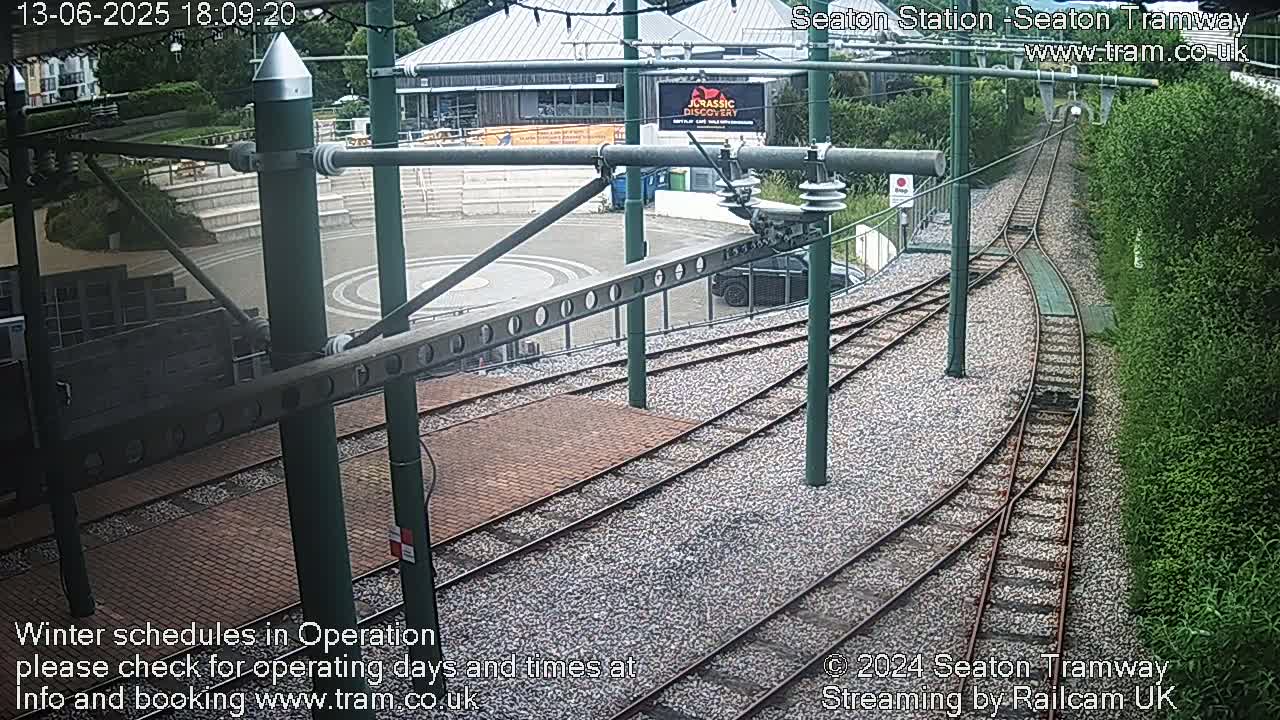 Seaton Tramway  Station Live Cam - East Devon, Devon, South West, England, United Kingdom