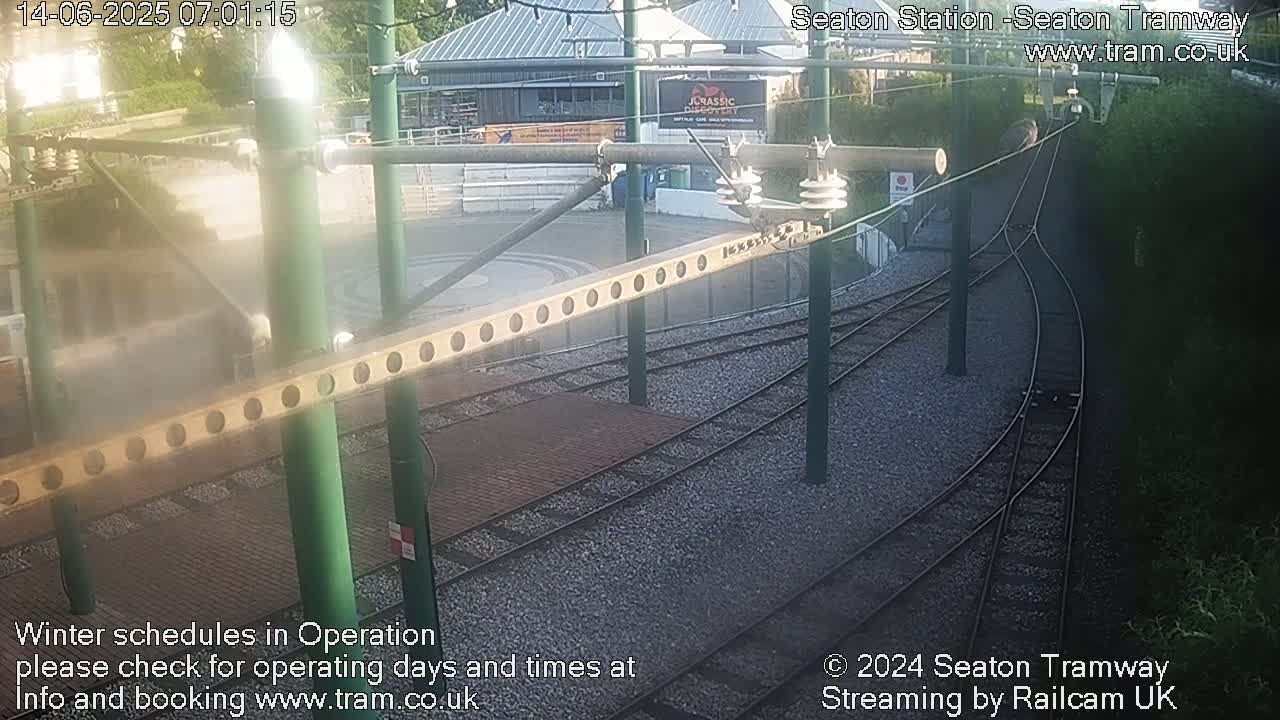 Seaton Tramway  Station Live Cam - East Devon, Devon, South West, England, United Kingdom