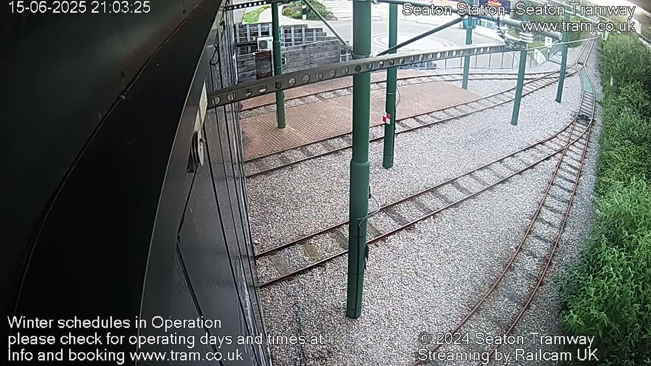 Seaton Tramway  Station Live Cam - East Devon, Devon, South West, England, United Kingdom