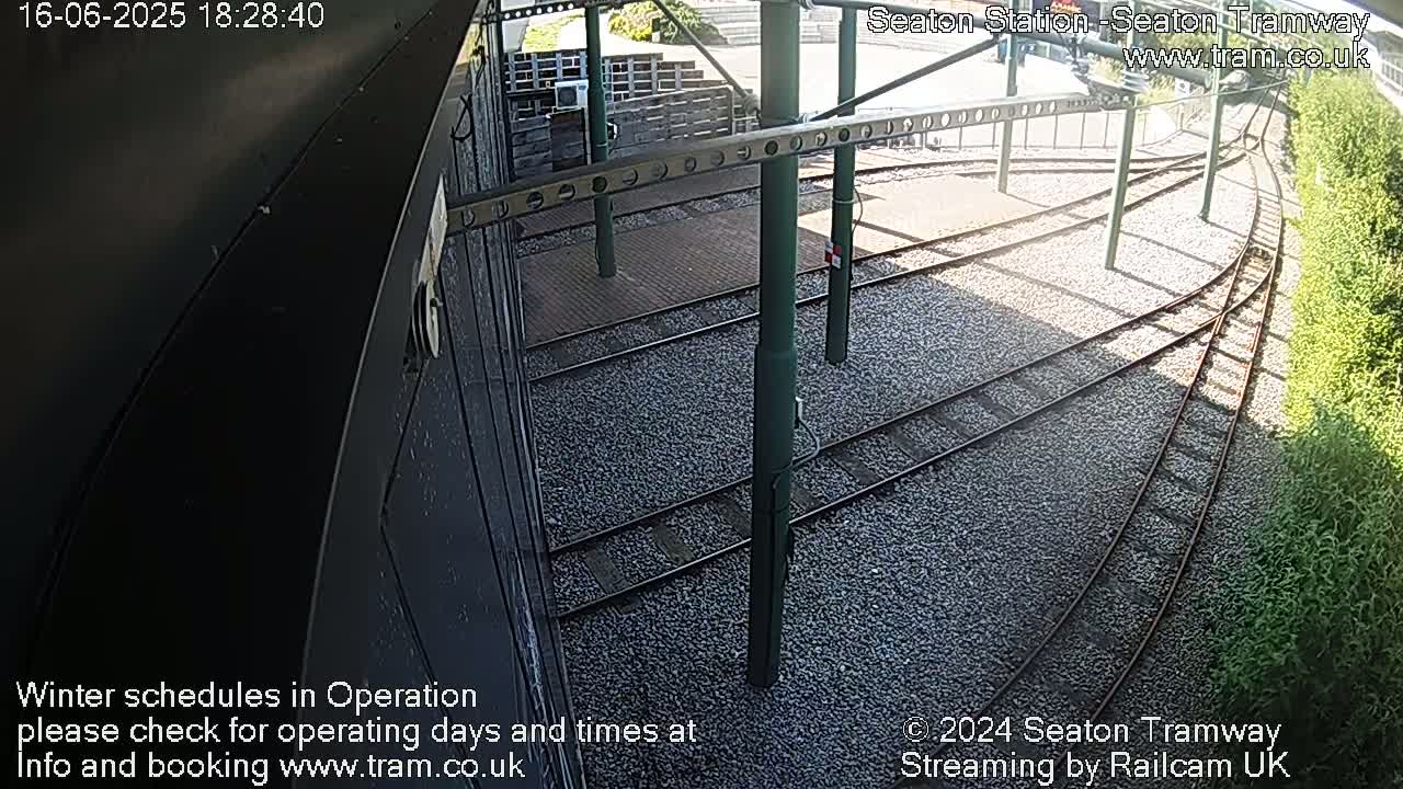 Seaton Tramway  Station Live Cam - East Devon, Devon, South West, England, United Kingdom