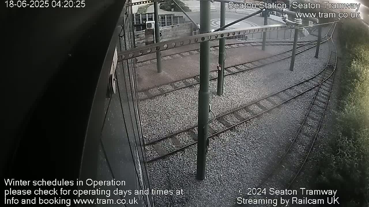 Seaton Tramway  Station Live Cam - East Devon, Devon, South West, England, United Kingdom