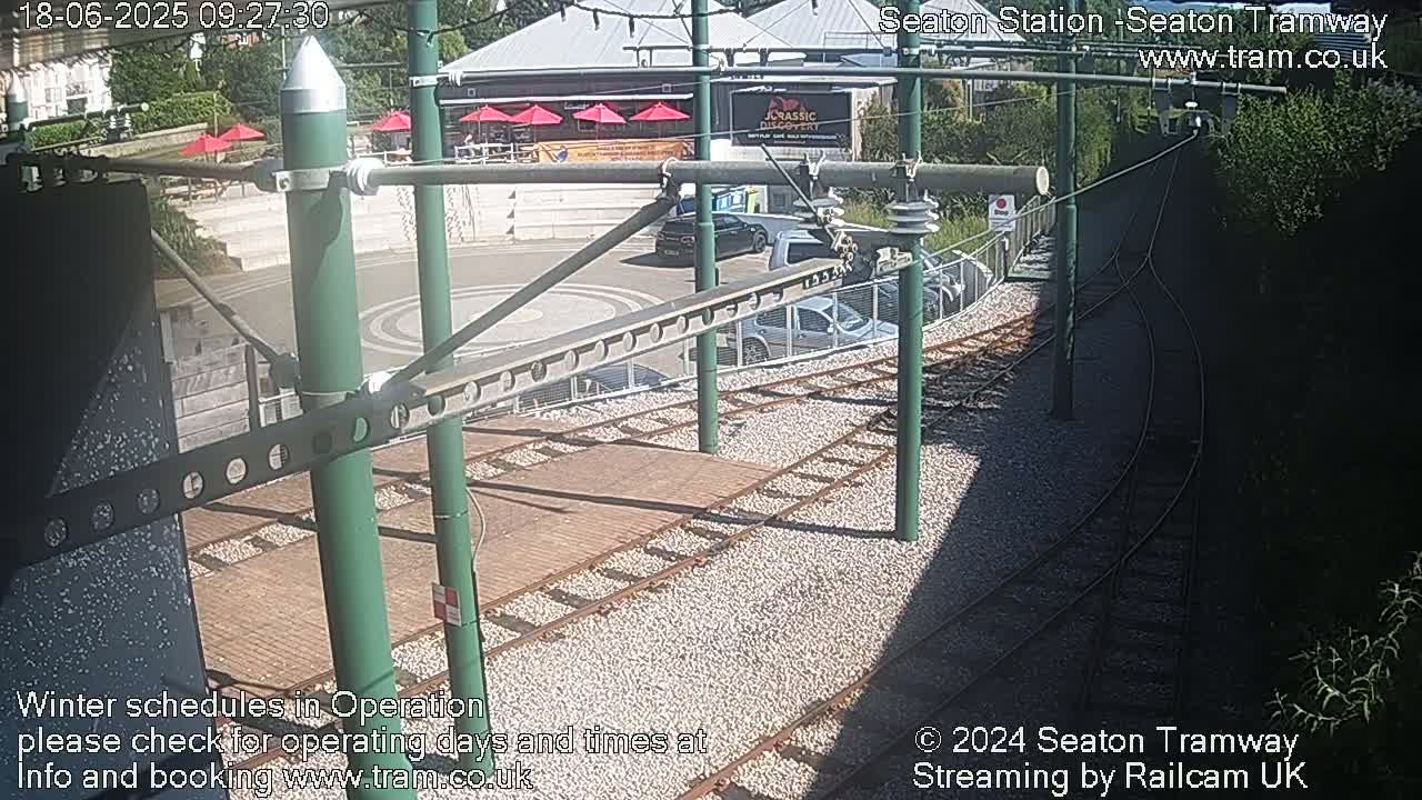 Seaton Tramway  Station Live Cam - East Devon, Devon, South West, England, United Kingdom