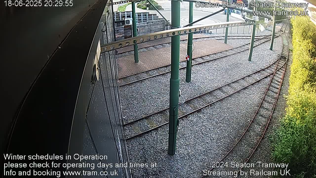 Seaton Tramway  Station Live Cam - East Devon, Devon, South West, England, United Kingdom