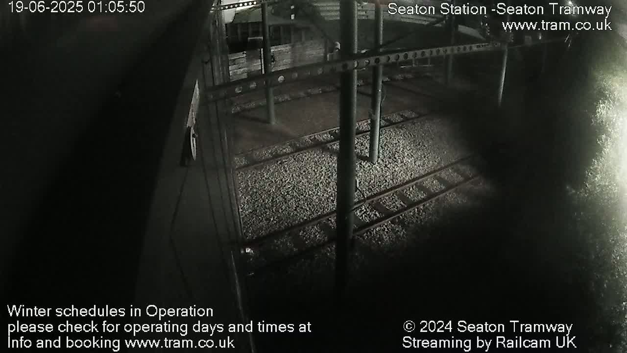Seaton Tramway  Station Live Cam - East Devon, Devon, South West, England, United Kingdom