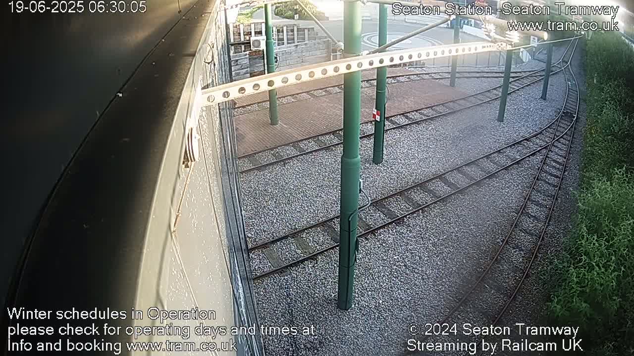 Seaton Tramway  Station Live Cam - East Devon, Devon, South West, England, United Kingdom