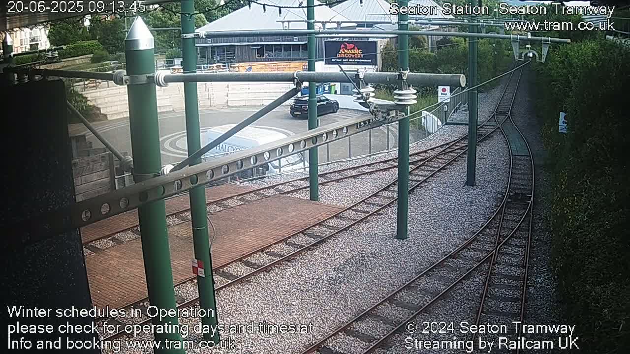 Seaton Tramway  Station Live Cam - East Devon, Devon, South West, England, United Kingdom