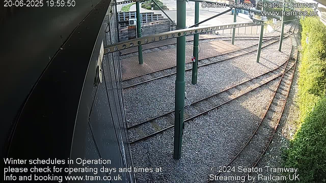 Seaton Tramway  Station Live Cam - East Devon, Devon, South West, England, United Kingdom