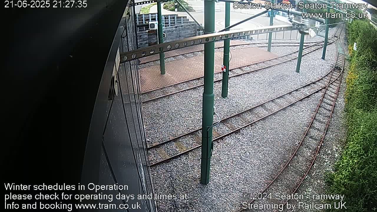 Seaton Tramway  Station Live Cam - East Devon, Devon, South West, England, United Kingdom