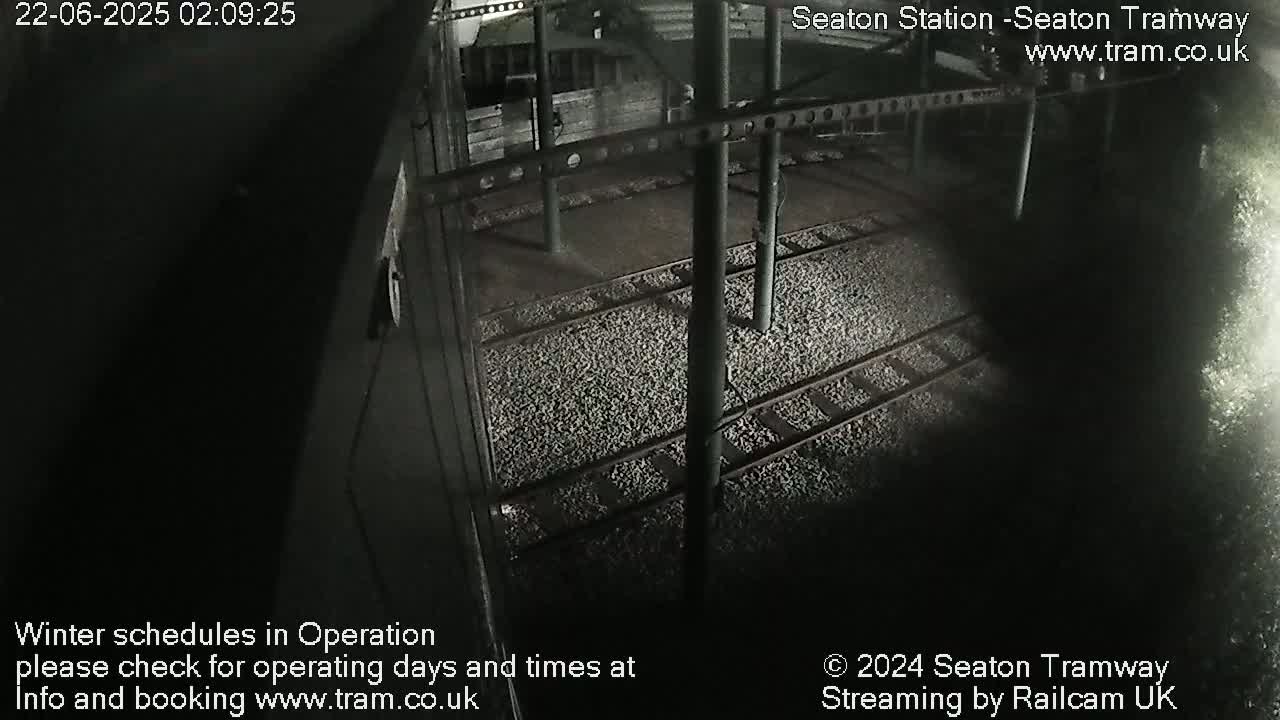 Seaton Tramway  Station Live Cam - East Devon, Devon, South West, England, United Kingdom