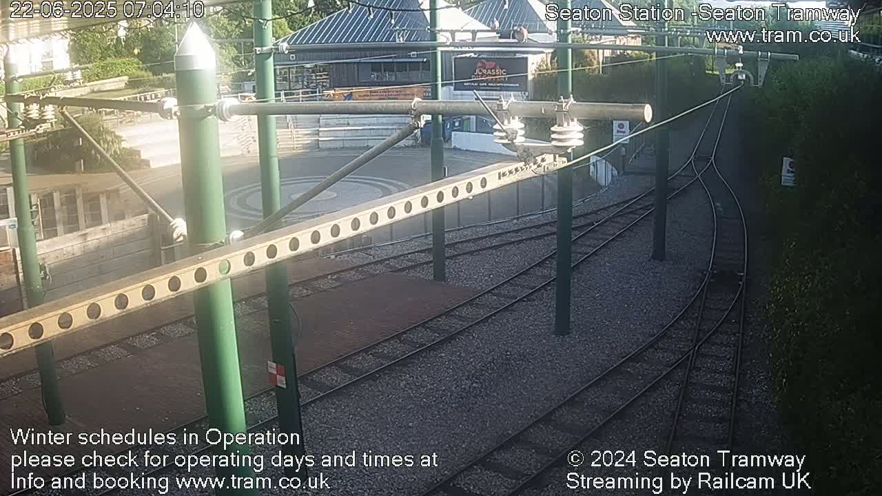 Seaton Tramway  Station Live Cam - East Devon, Devon, South West, England, United Kingdom
